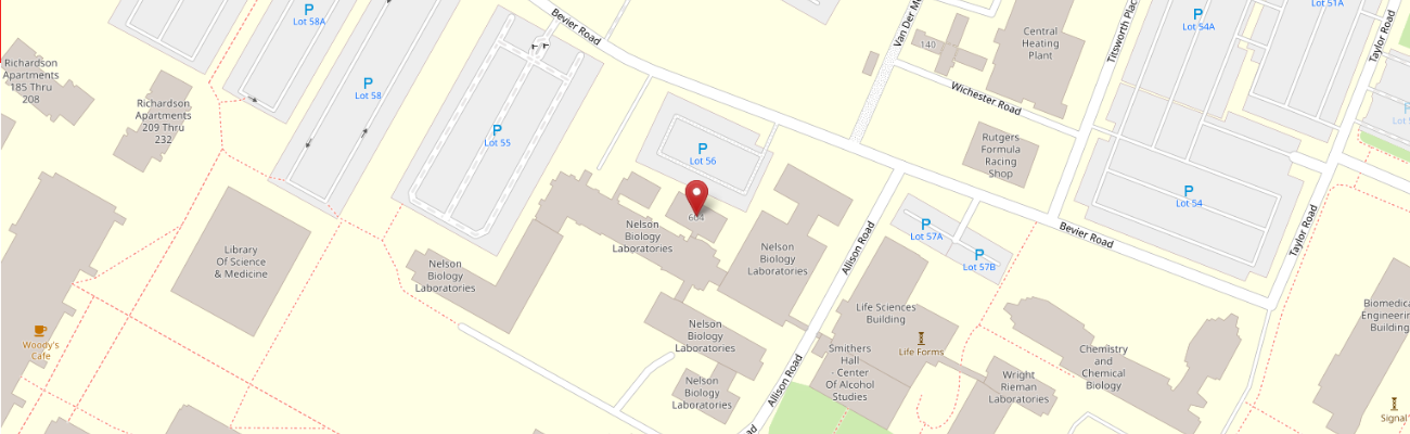Nelson Biology Labs. 604 Allison Road. Piscataway, NJ 08854-8082